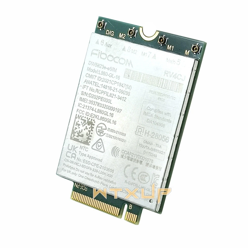 Модуль 4G для Latitude 7440 7640 5540 5440 5340 L860-GL-16 DW5823E