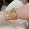 Golden quartz watch for leisure, suitable for import, simple and elegant design