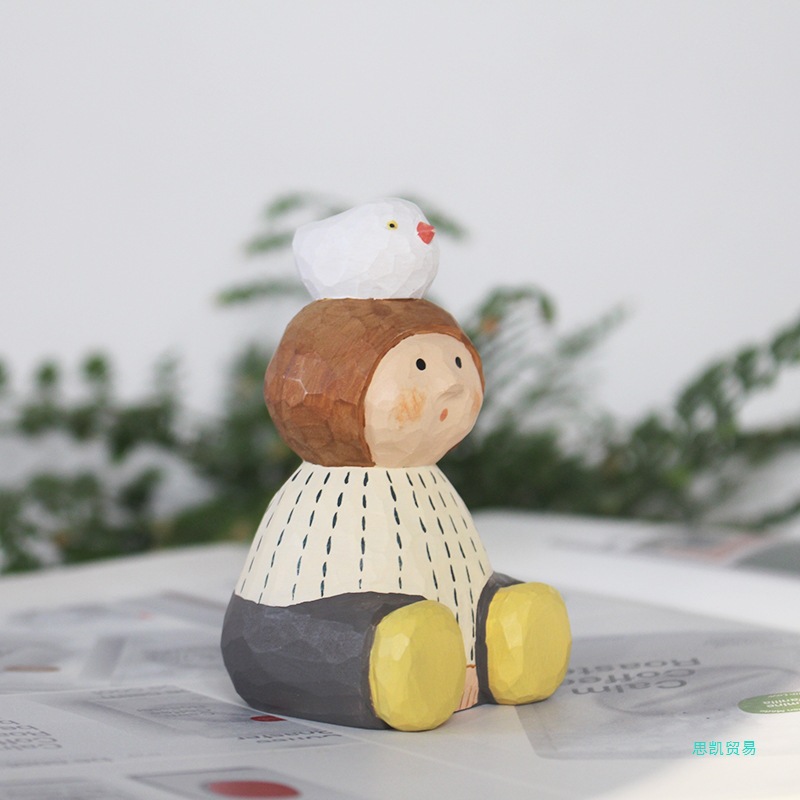 HHMM121创意家居装饰礼品木质工艺品摆件尾单少量现货~