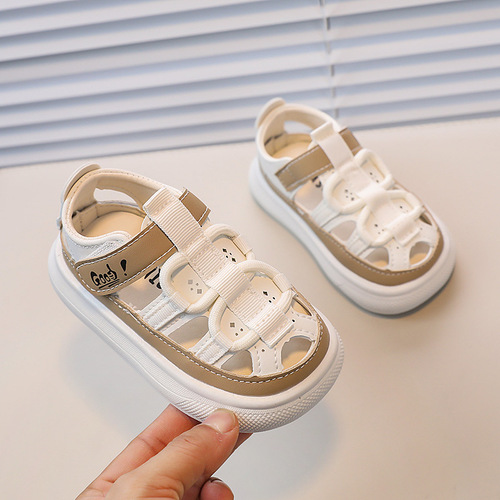 Summer new children's sandals Korean style boys' hollow sneakers 1-6 years old children's trendy casual shoes beach shoes