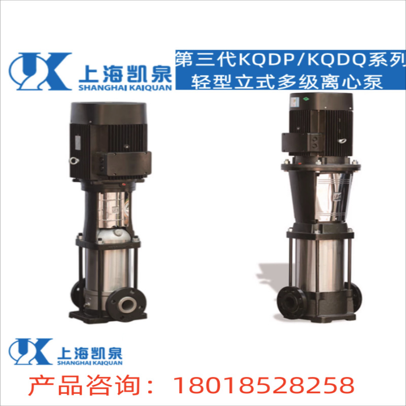 上海凯泉泵业 KQDQ25-1-27 立式多级泵