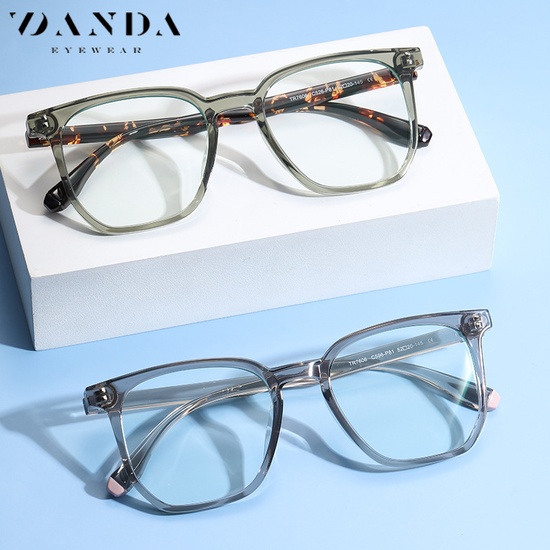 TR7606 artístico multi-Border gafas de luz azul 2022 nuevas gafas Marco de moda de las mujeres grandes gafas ultraligera