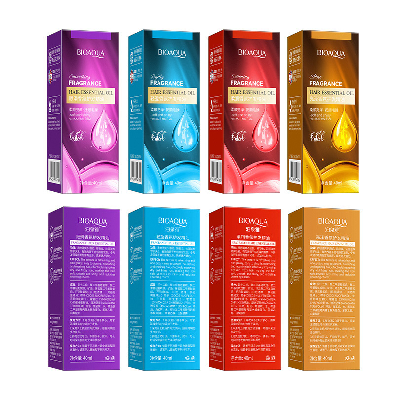 Boquan Ya suave perfume para el cabello, hidratación, reparación, mejora del cabello suave, aceite esencial para el cabello al por mayor image 5