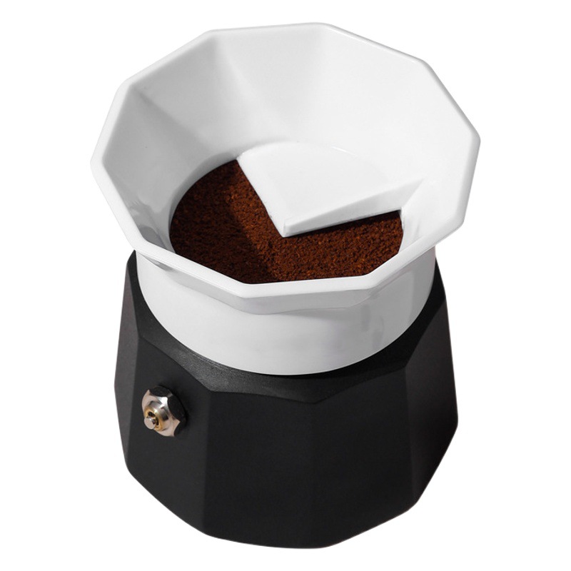 Moka pot cloth powder device new coffee pot powder ring non-pressure turn flat fast cloth powder non-powder cloth powder device