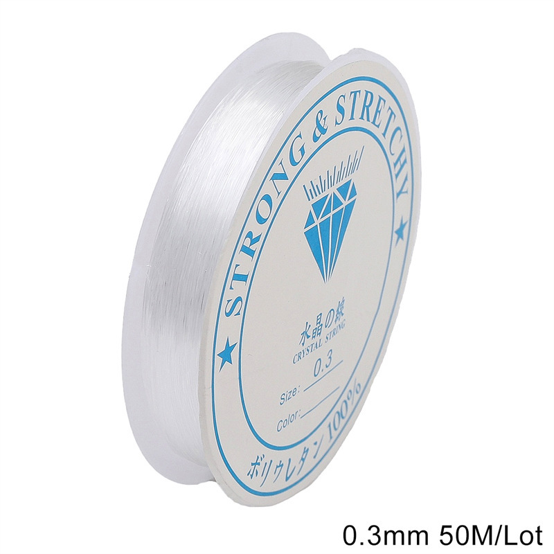 Thick 0.3mm transparent white about 50 m/roll