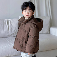 冬季新款韩版儿童棉服男童女童宝宝连帽加厚保暖棉袄婴儿防寒夹克