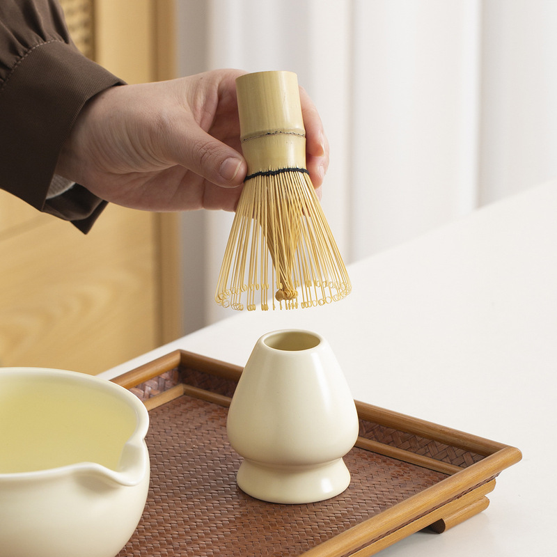 抹茶茶器2点セット日本式陶磁抹茶茶碗天然抹茶粒カラーボックスギフトボックス茶道|undefined