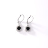 Zirconium, earrings, fashionable advanced accessory, light luxury style, high-quality style, bright catchy style, wholesale