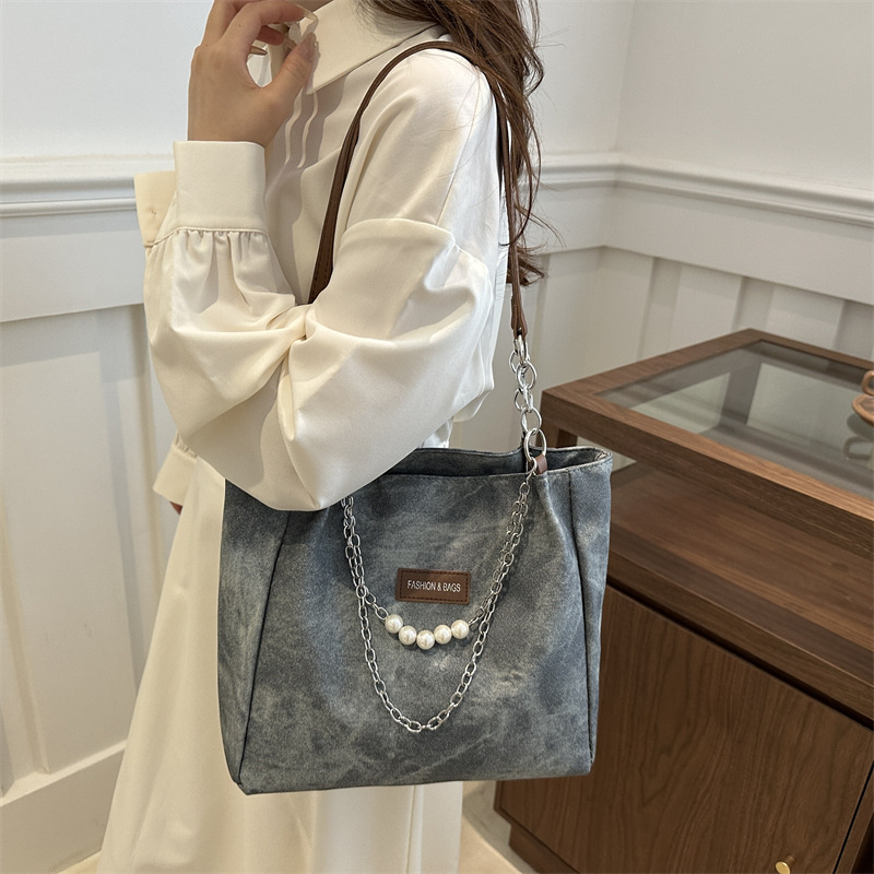 Bolsas casuales de gran capacidad para mujeres 2024 nuevo bolsas de clase de verano de estilo de viaje de moda bolsa de hombro