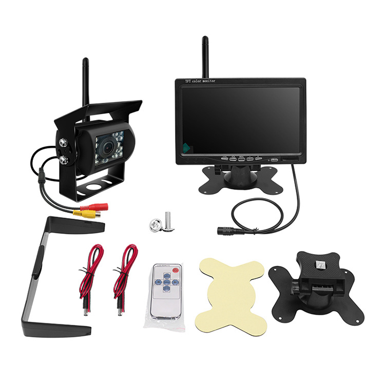 7inch Wireless Reversing Rearview System Wireless Bus Rearview Camera Wireless Reversing Image