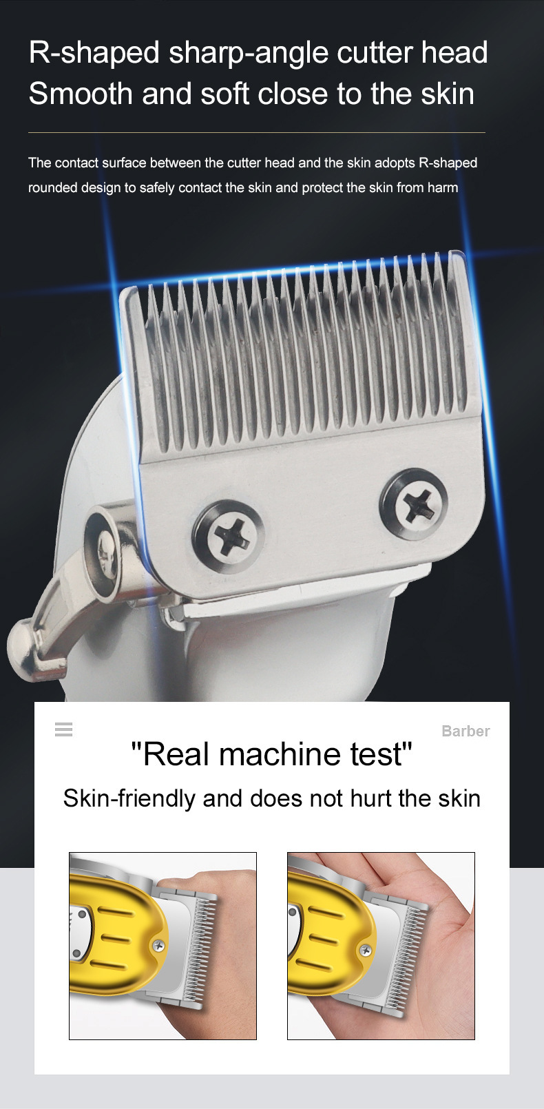 Tagliacapelli professionale elettrico con display digitale_voghion.com