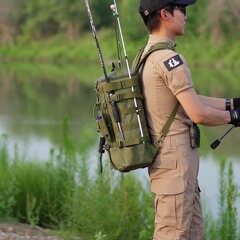 多機能登山バッグ、釣り具バッグ、キャリーバッグ、バックパック、大容量、乾湿分離、防水設計