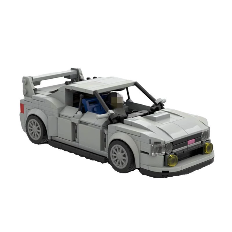MOC-31818 совместимый с Лего Subaru WRX STi сборка из мелких частиц скорость 8 сетка модель автомобиля