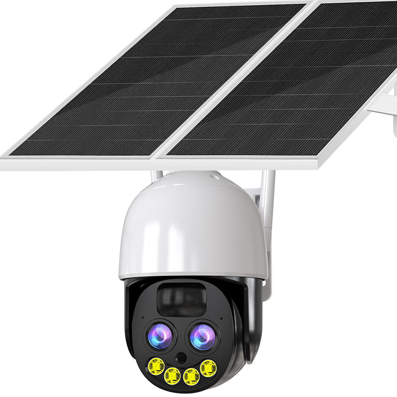 Al Aire Libre 4G Cámara solar WiFi vigilancia visión nocturna de baja potencia inalámbrica sin red a todo color HD Cámara