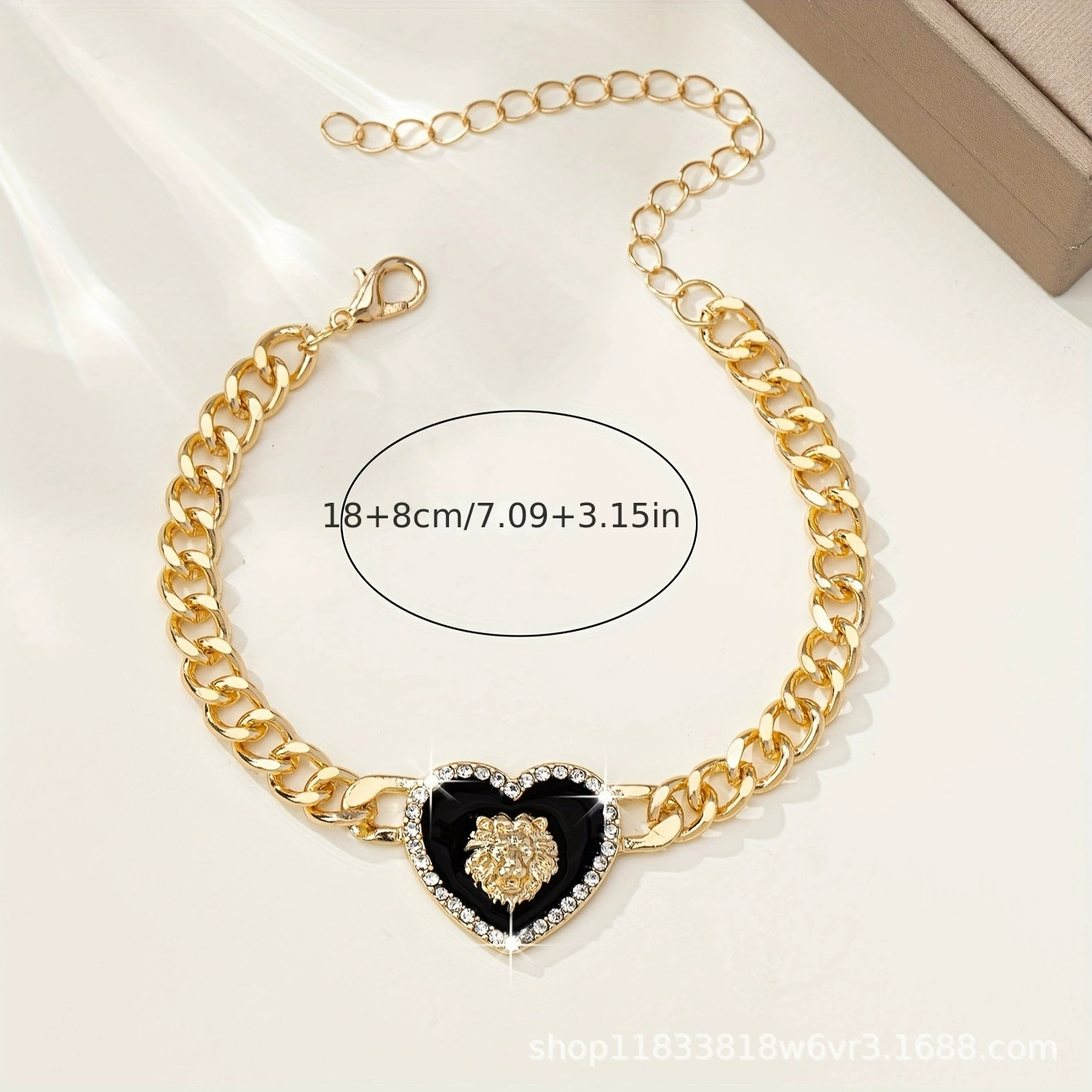 Ventas transfronterizas europeas y estadounidenses de cabeza de león de alto nivel de lujo pulseras de moda simple de verano joyas de pie de cadena de dama