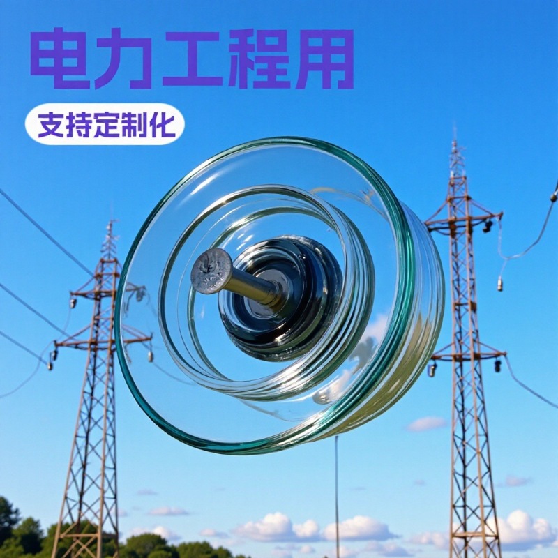 厂家批发玻璃绝缘子 盘型钢化绝缘子 U70BP-146防污悬式绝缘子