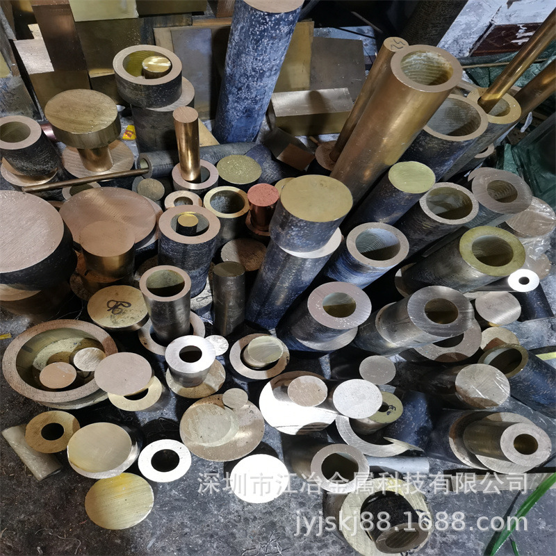 黑皮黄铜棒4-4-3锡青铜管齿轮涡轮耐磨锡青铜中厚管实心棒定尺切