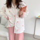 Spring and Autumn Moon Clothing Pure Cotton Thin Postpartum Breastfeeding Pajamas for Going Out for Delivery Summer Pregnant Women's Breastfeeding Adjustable