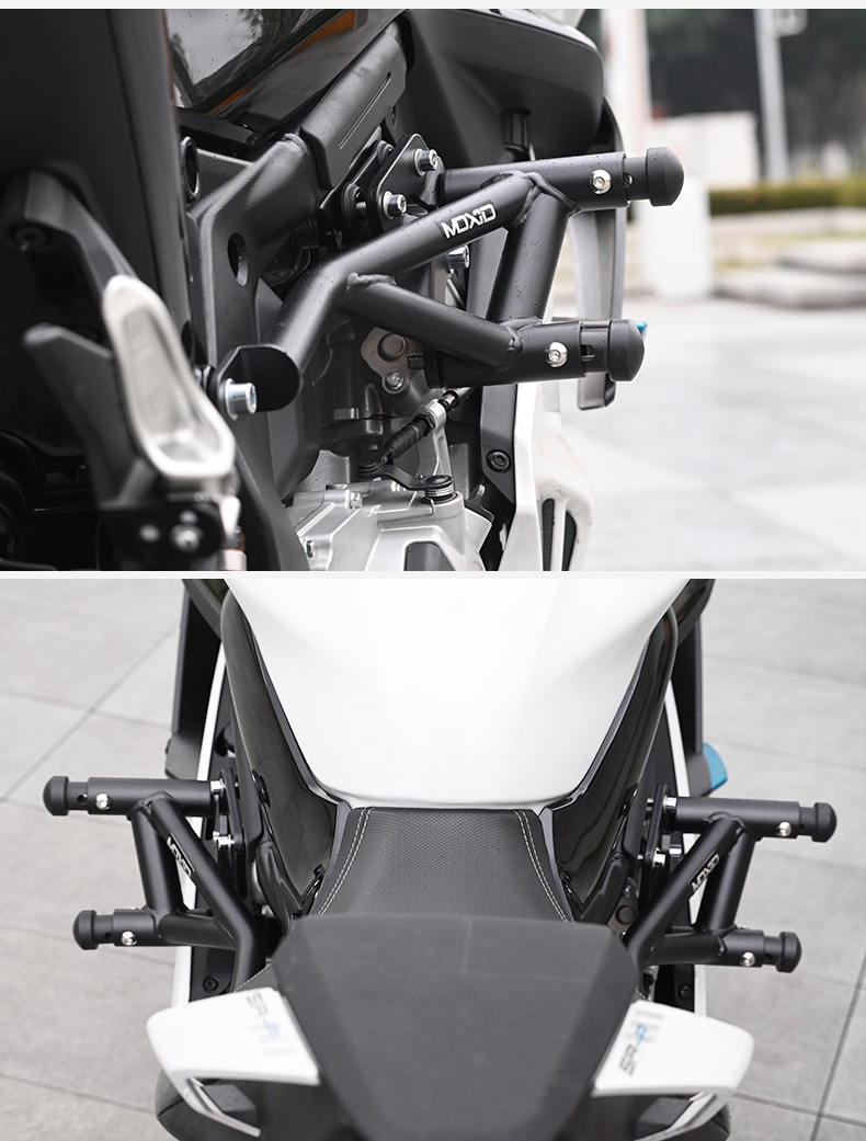 Suitable for Cfmoto 675Nk Motorcycle Racing Bumper 675Sr Bumper Front Guard Bar Anti-Fall Protection Bar Modification Accessories