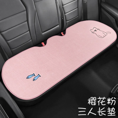 Seat cushion, seat cover | seat cushion cover - cherry-blossom-pink-three-person-long-pad