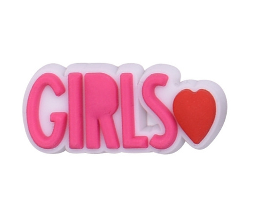 Nuevos dijes rosas para zuecos, clips desmontables para zapatos Crocs para niños y niñas, accesorios DIY para zapatos de jardín.