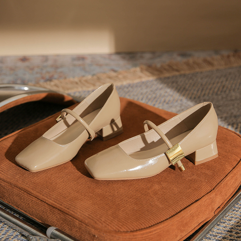 Elegante Damen Pumps Mit Blockabsatz Und Riemchen_voghion.com