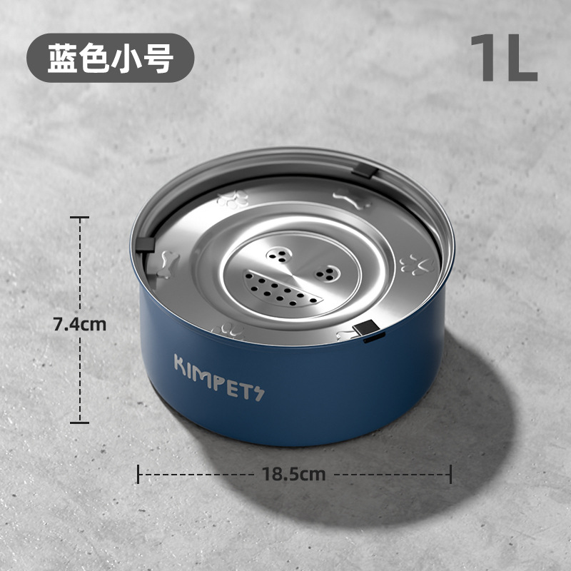 Juego de comida para mascotas 304 Tazón para perros de acero inoxidable Tazón suspendido Agua potable Tazón para perros flotante Agua potable Tazón para mascotas de gran capacidad al por mayor