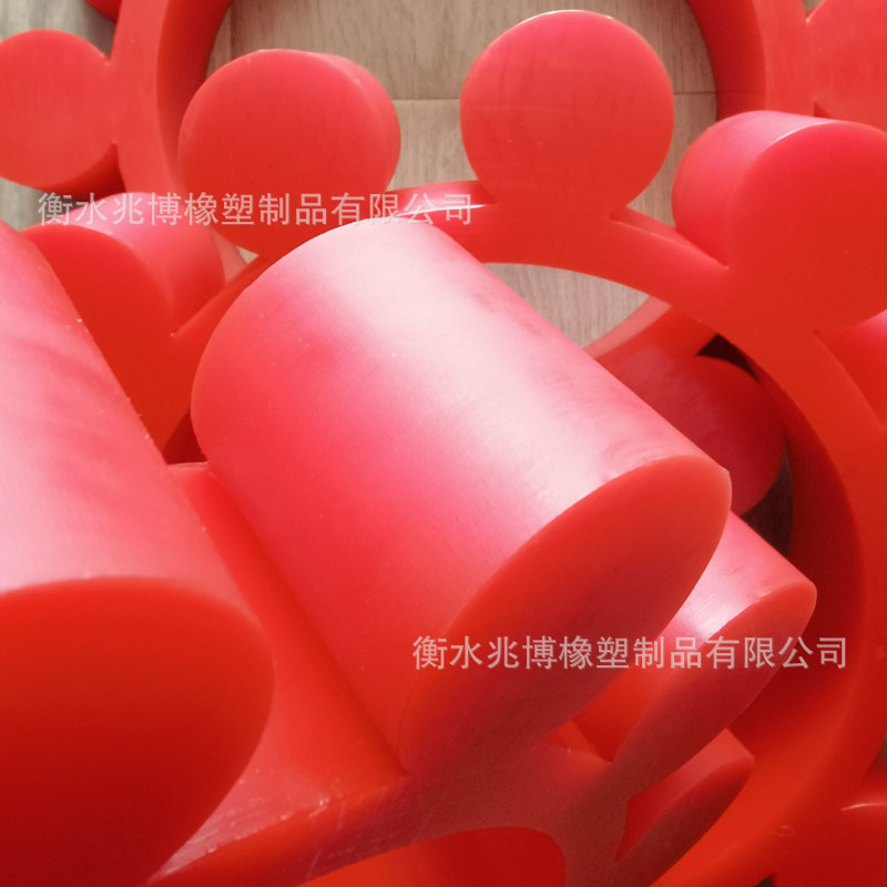 聚氨酯红颜色橡胶垫圈适用联轴器减震梅花垫十二瓣弹性胶圈