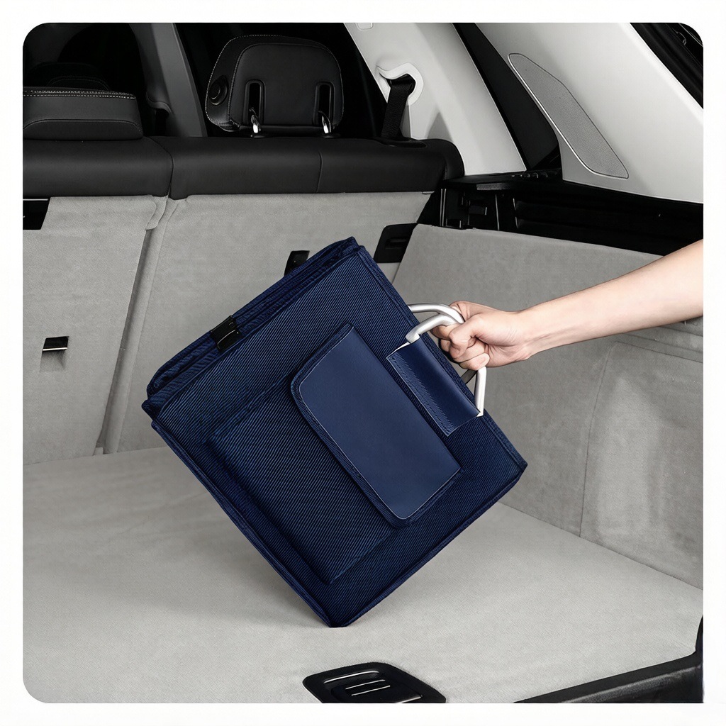 Car Storage Box Trunk Organizer Wholesale Foldable Car Storage Box Thickened Oxford Storage Organizer Box