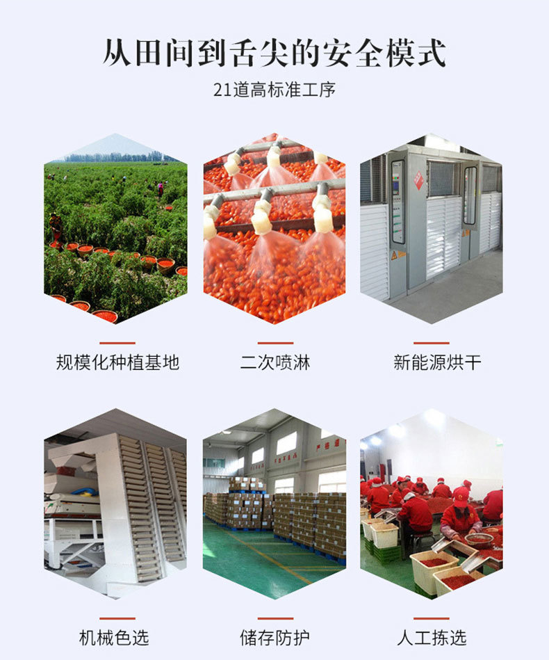 Dried Goji Berries Gou Qi Zi 1 Jin Ningxia Premium Grade Ready to Eat in use