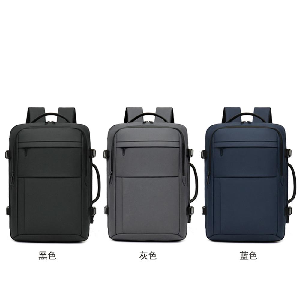 2025 nueva gran capacidad compartimiento mochila de computadora de viaje de negocios mochila de viaje de negocios mochila de desgaste simple mochila