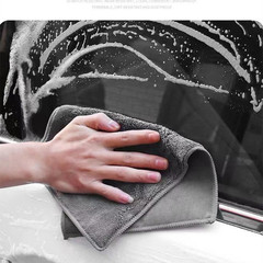 清潔巾洗車毛巾擦車巾吸水雙面麂皮絨擦玻璃內飾專用抹布車用車載