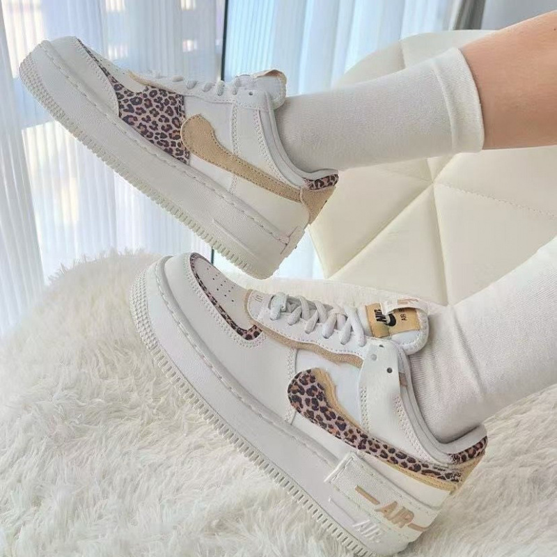 Putian AF1 Air Force One Macaron Deconstructed Sneakers for Women, Sweet Height-Increasing Shock-Absorbing Casual Sports White Trendy Shoes