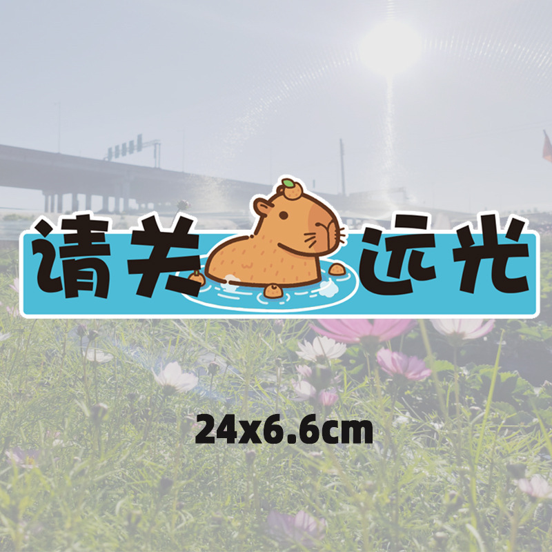 Capabala [turn off high beam]]