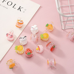 Soft and Cute Korean Baby Hair Accessories Rainbow Small Claw Clips Cute Cartoon Hair Pins for Girls Hair Clips Headwear for Children
