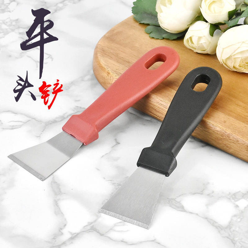 油煙機渦殼鏟刀鍋底廚房清洗保潔清潔工具多功能不鏽鋼小鏟子刮刀