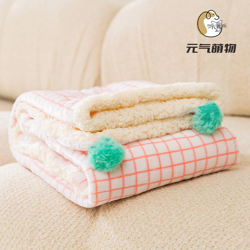 핑크 격자 무늬