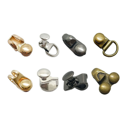 Manufacturer wholesale hiking shoes high-top boots eye hook buckle alloy strap buckle through buckle sports shoes snail buckle rivet