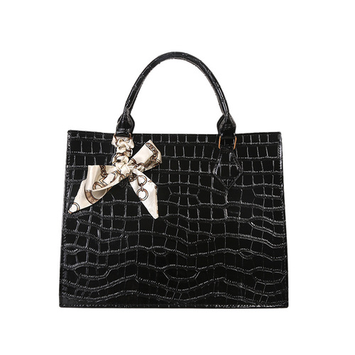 Bags for Women  Winter New Fashion Simple Crocodile Pattern Handbags Casual Large Capacity Tote Bags for Women