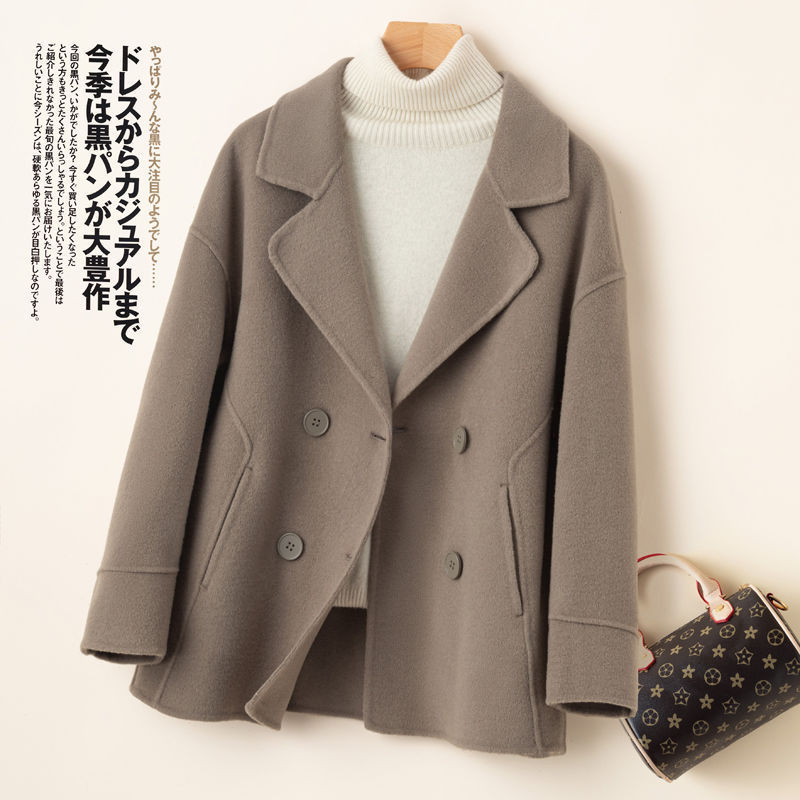 New Summer Double-Sided Suit, Loose-Fitting Jacket, Double-Sided Coat for Women, Short Style for Petite Figures