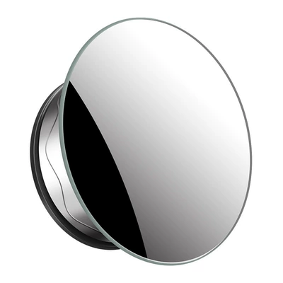 Large field of view rear view auxiliary mirror: degree adjustable reflective auxiliary mirror reversing