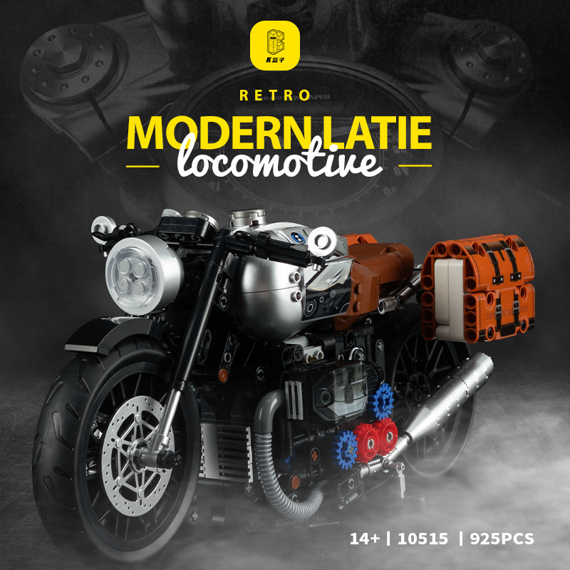 K caja 10515 latte motocicleta modelo tecnología piezas montaje de bloques de construcción de juguete adornos transfronterizos regalos de Venta caliente