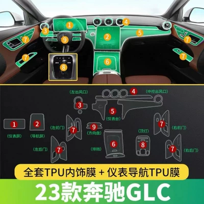Car interior film | Anti-Fingerprint - 23-24-models-complete-interior-set-configuration-must-be-specified