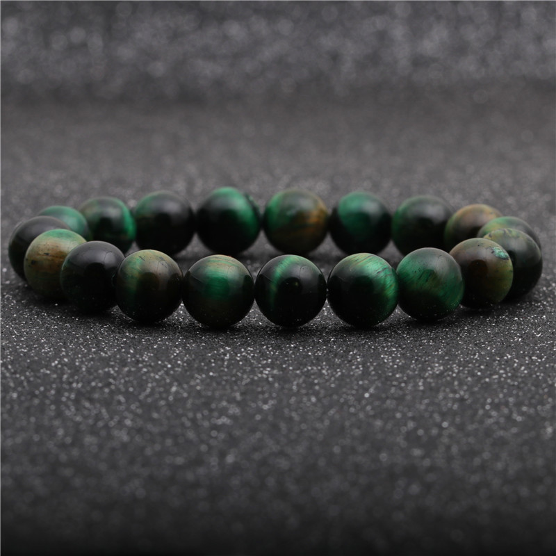 green beaded bracelet