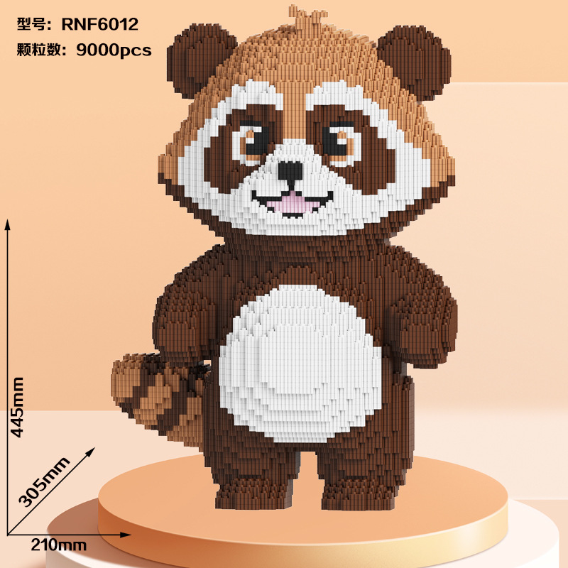 Compatible con Lego pequeñas partículas ensambladas juguete Super blanco oso violento bloques de construcción grande decoración piso adulto alta dificultad rompecabezas