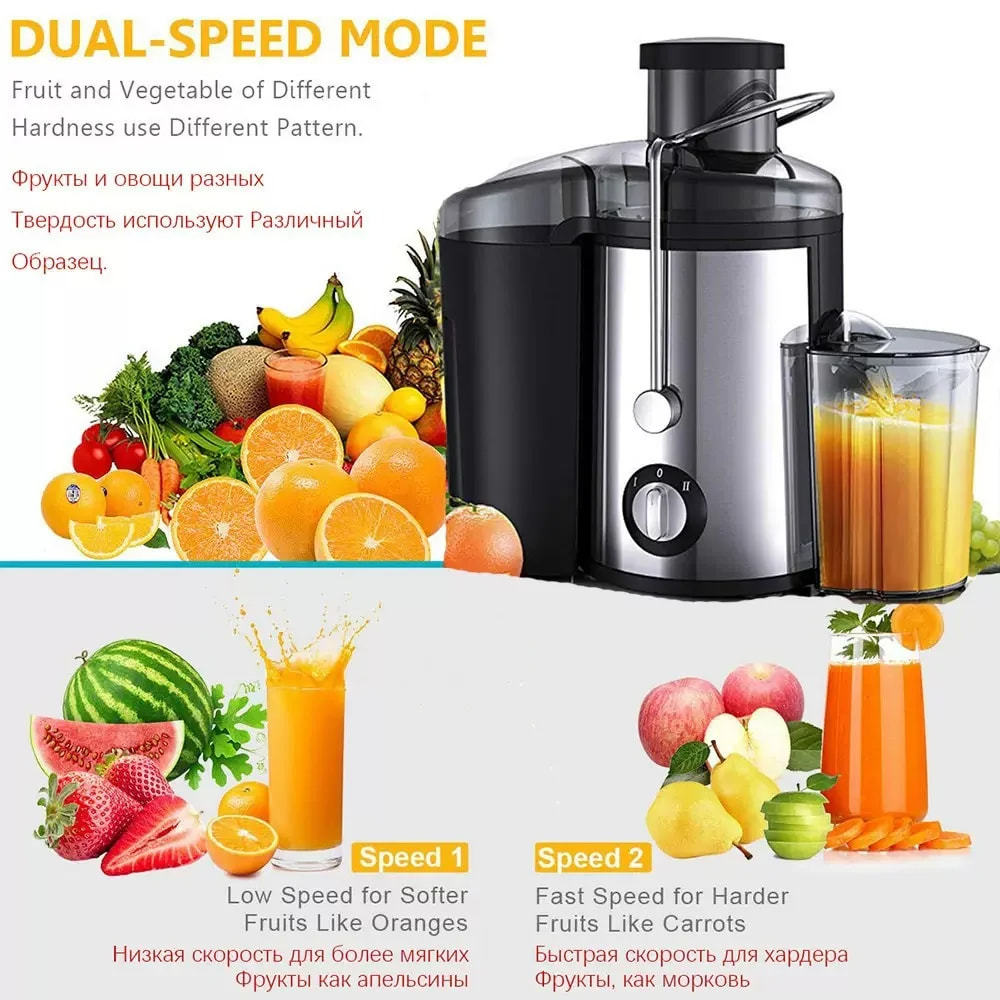 Juicer With Fruit Pulp Separation, Compact Household Appliance_voghion.com