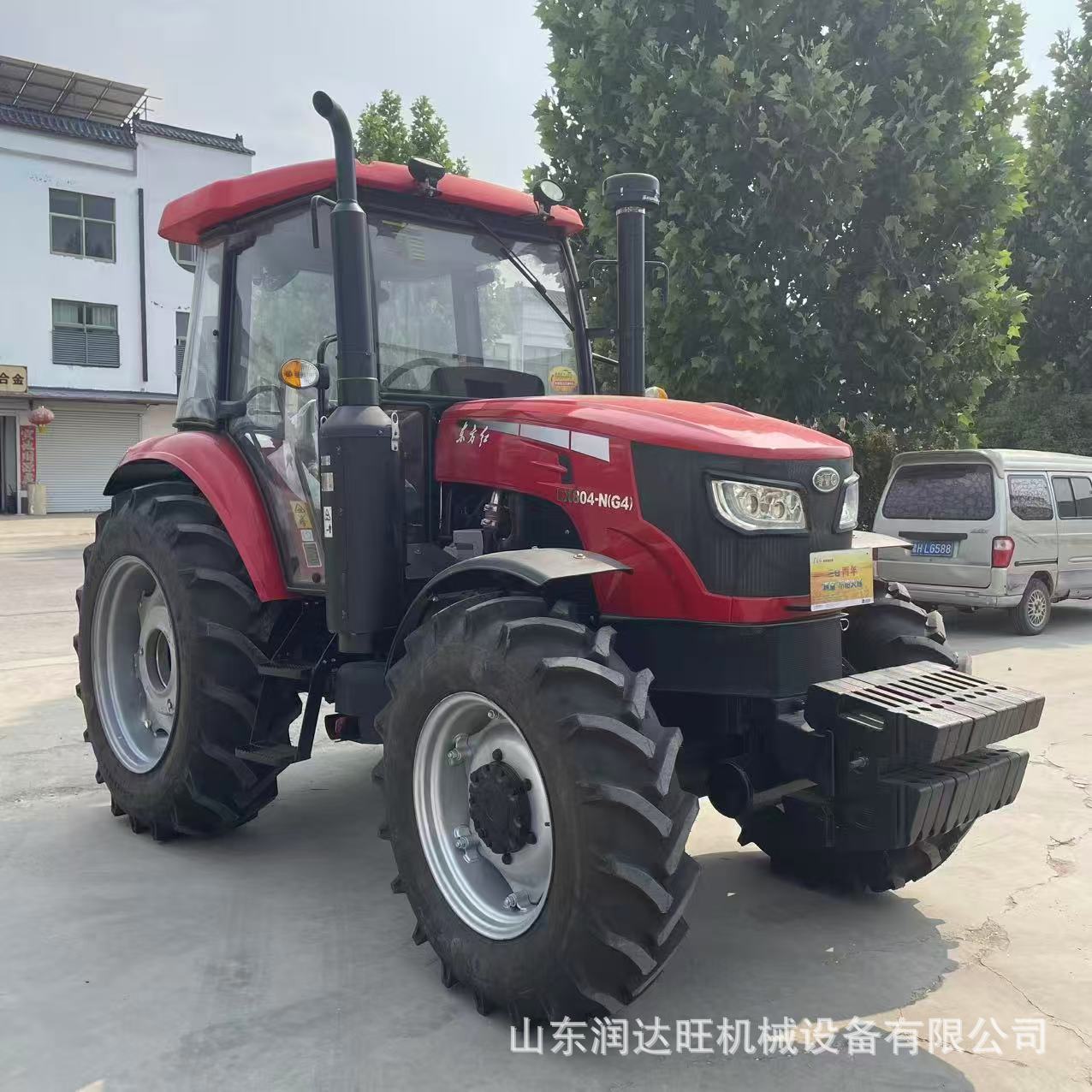 全新东方红LX804水田拖拉机 四轮耕地农用拖拉机904高花胎拖拉机