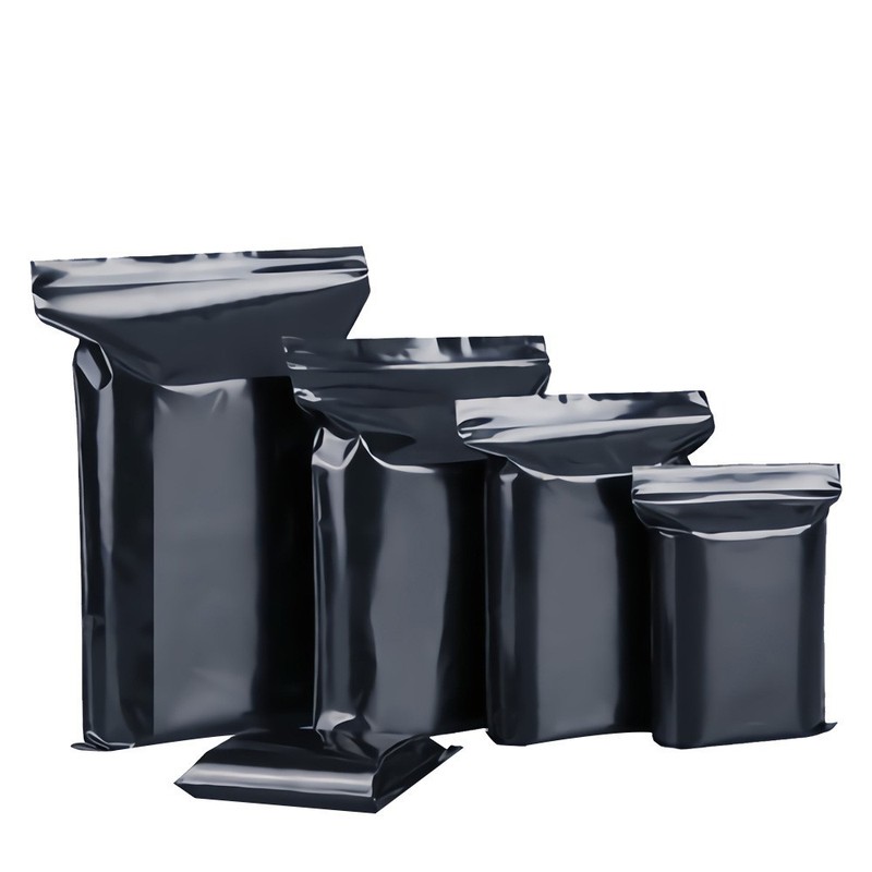 PE ジップロック袋黒プライバシーシール遮光包装シールプラスチック骨袋スポット卸売工場直販|undefined