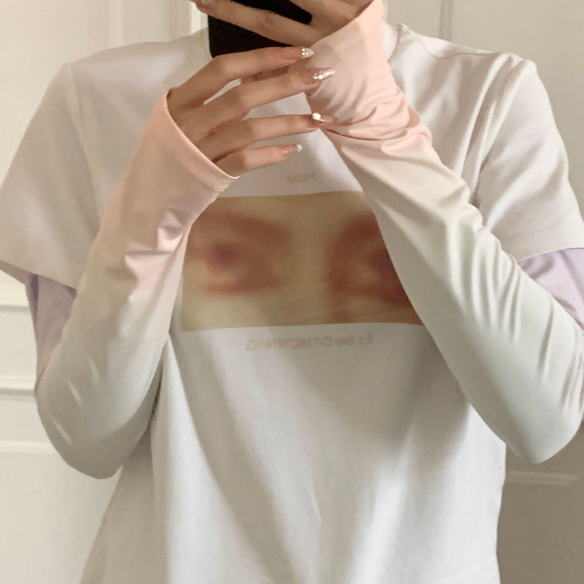 Manga de hielo, manga de protección solar, conducción, protector de brazo de color degradado fino de verano, protección UV, sombra de hielo, manga de seda de hielo, manga de seda de hielo, mujer