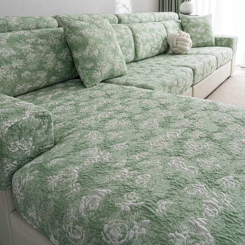 European Minimalist, French Romantic，Stretch Sofa Cover, Scratch-resistant Couch Slipcover, Non-slip Furniture Protector, Washable Elastic Cover, Pet_voghion.com